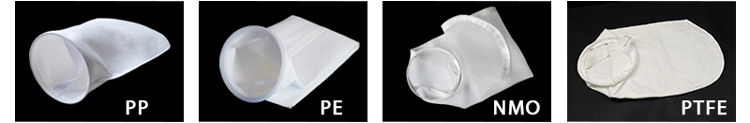 Kundenspezifische industrielle Filtertasche-Einzelfaden Nylon-PET pp. PTFE Wasser-Filtrations-flüssige Filtertüte