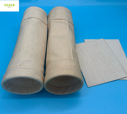 Runde DIS-Aramidfaser-Nadel glaubte Nomex-Filtertüte 450gsm - 550gsm