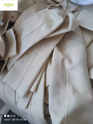 Filter-Ärmel 500GSM Aramid Nomex mit SS Ring And High Temperature Glue