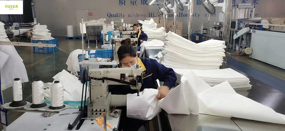 Fiberglas-Filtertaschen Custiomized Nomex Aramid PPS P84 Polyester-PTFE