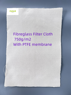 Membran-Staub-Filter-Gewebe-hohe Temperatur 750GSM des Fiberglas-PTFE