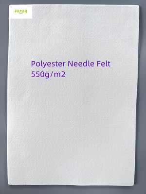 Polyester-Nadel geglaubte Filterstoff-normale Temperatur 300 - 550gsm