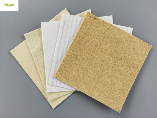 Staub-Kollektor-Filtertaschen 450GSM - 550GSM Nomex Aramid Fiberglas-PTFE