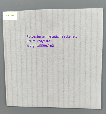Polyester 550GSM 0,3 Mikrometer-Filterstoff-Nadel glaubte