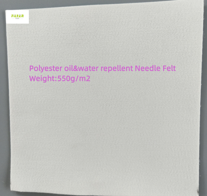 350 g/m² - 550 g/m² Industriefilterstoff Polyester Öl wasserabweisend für Filterbeutel