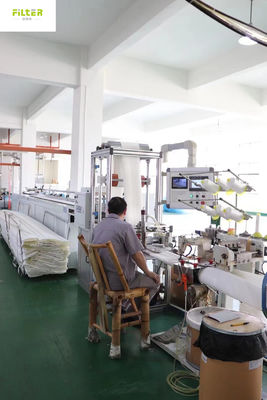 Kundenspezifische weiße gefaltete Filtertüte PTFE Entstaubung für Staub-Kollektor