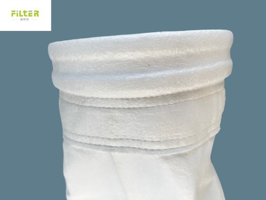 Weiße Polyester-Filtertüte der hohen Temperatur 0,2 - 2mm Stärke