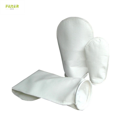 PP-PE-Nylon-Flüssigkeitsfilterbeutel mit Kunststoff-Ring-Ober und V-Boden