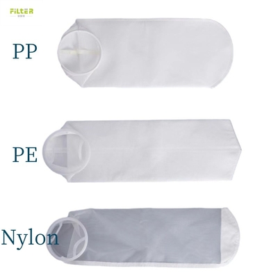 PP-Nylon-Polyester-Flüssigkeitsfilter-Tasche 7 Zoll Durchmesser 18cm Länge