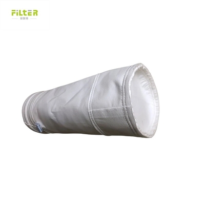 Verstärkung 100mm 450GSM~550GSM Mittelfilter Polyester Filterbeutel für Stahlwerke
