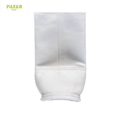 Custom 550GSM Polyester Nadel Felt Stahl Ring Filterbeutel für Luftfilter