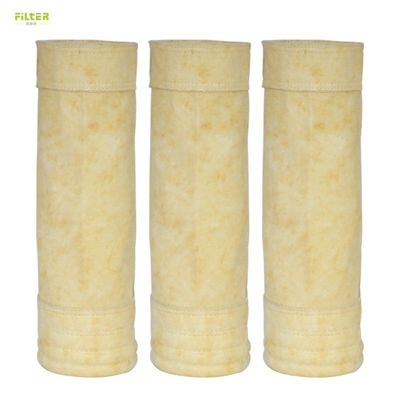 Nomex Nadelfelt P84 PTFE Polyester Asphaltmischanlage Aramidfiltertüten