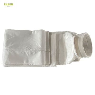 Nadelfelt Nomex PTFE Polyester Staubfilter Hülle PPS Staubsammler Filtertüten Für Zement Asphaltanlage 450-550GSM