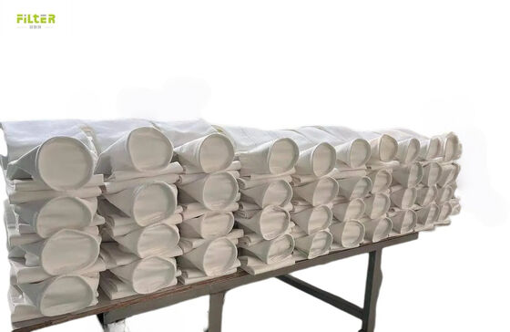 Industrial Felt Filter Bags Polyester Nomex PTFE PPS P84 Fiberglass for Dust Collection in Cement Coal Mine Steel Plant and Related Industries