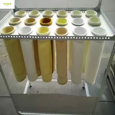 Staubfilterbeutel aus Polyester, Nomex, PTFE, PPS, P84, Glasfaser für die Staubabscheidung in Zementwerken, Kohlebergwerken und Stahlwerken