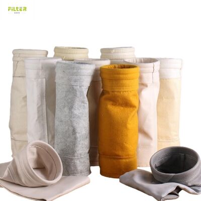 Nomex Polyester PPS P84 PTFE-Nadel geprüfte Filzfiltertüten für industrielle Kessel