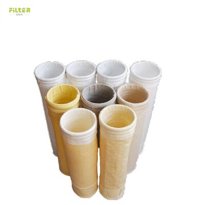 Langlebiger Polyester P84 Nomex PPS PTFE Glasfaserfilterbeutel für Staubabscheideranlagen