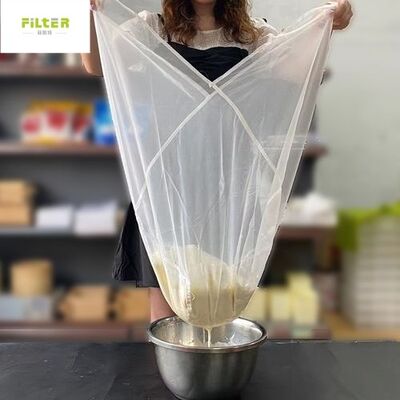 Lebensmittelqualität Flüssigkeitsfilterbeutel mit wiederverwendbarem Nylon-Gitter und mehreren Mikrometern, geeignet zur Filterung von Milchsaft, Sojamilch und anderen Flüssigkeiten