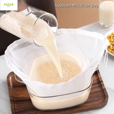Leak-proof Drawstring Pulp Filter Bag for Juicing and Soy Milk Making