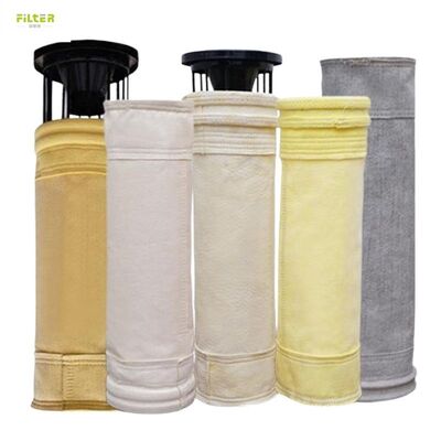 Industrial Polyester Filter Bag with Needle Punched Felt and Reinforced Bottom for Performance in Dust Collection Systems