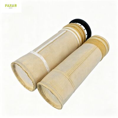 High temp Aramid Nomex PPS Polyester PTFE filter bag for chemical industry