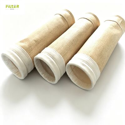 Wärmebeständige Aramid- und PPS- und Glasfaserfiltertüten für die industrielle Staubentsammlung