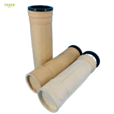 P84 PPS Polyester PTFE Glasfaser Industrieller Hochtemperatur-Filterbeutel zur Rauchgasentstaubung