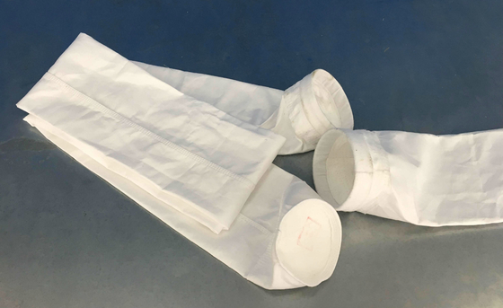 Industrielle PTFE-PTFEimpuls-Jet-Gewebe-Filtertüten Wasser und Öl-Beweis Treament