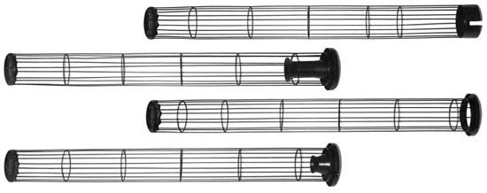Kastrieren Sie Filtertüte-Käfig der hohen Temperatur des Silikons verzinkten/Taschen-Unterstützungskäfig-Gewohnheits-Form