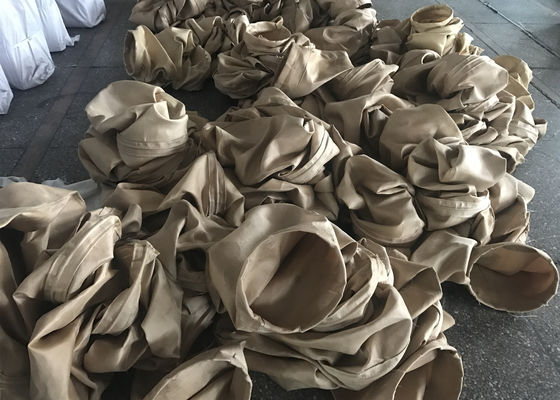 Oil&water Fiberglas der hohen Temperatur, der Säure u. des Alkalis beständiges abstoßende Staub-Filtertüte für Stahlwerk