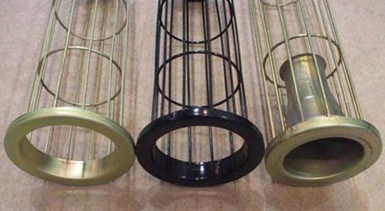 Edelstahl-Kohlenstoffstahl Staubabsaugungs-Filtertüte-Käfig Organo Silikon galvanisierter