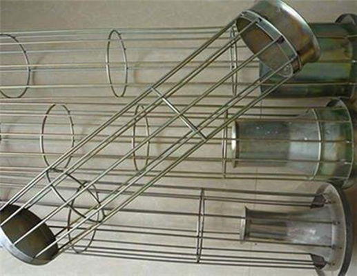Edelstahl-Kohlenstoffstahl Staubabsaugungs-Filtertüte-Käfig Organo Silikon galvanisierter