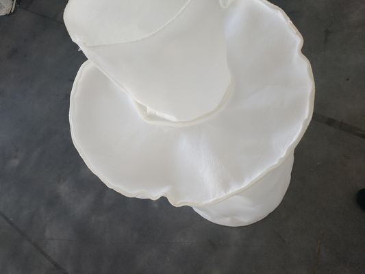Kundengebundene Reißverschluss-weißes Polyester-flüssige Filtertüte für Wasserbehandlung