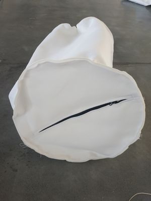 Kundengebundene Reißverschluss-weißes Polyester-flüssige Filtertüte für Wasserbehandlung