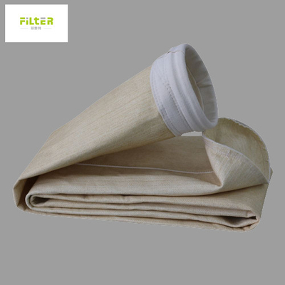 Staub-Filtertüte der hohen Leistungsfähigkeits-550GSM Nomex Aramid in der Stahlindustrie