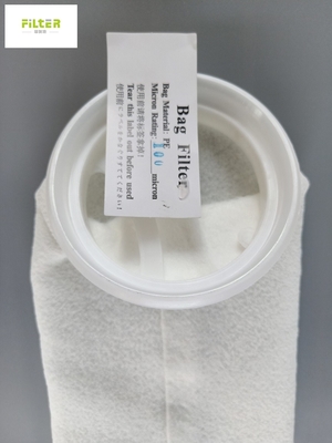 Kundenspezifisches PET hängende Schleife 100 Mikrometer-Filtertüte für flüssigen Filter