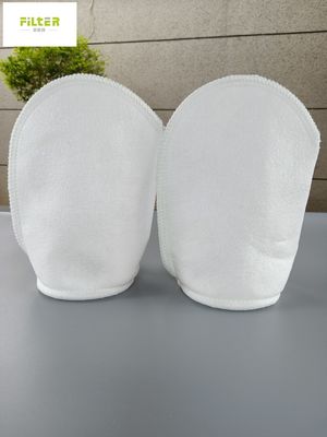 Kundenspezifisches PET hängende Schleife 100 Mikrometer-Filtertüte für flüssigen Filter