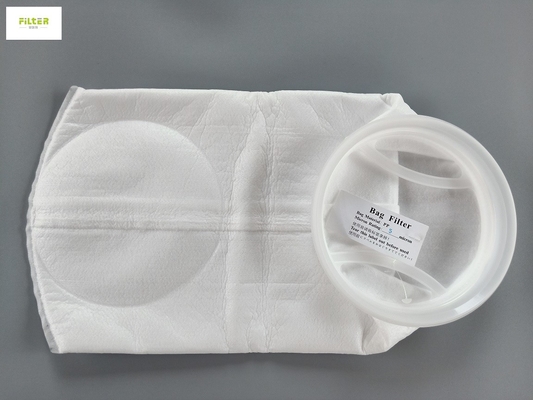 Wasser/Öl-/PET flüssige Filtertüte mit Plastik-Ring Alkali Resistance