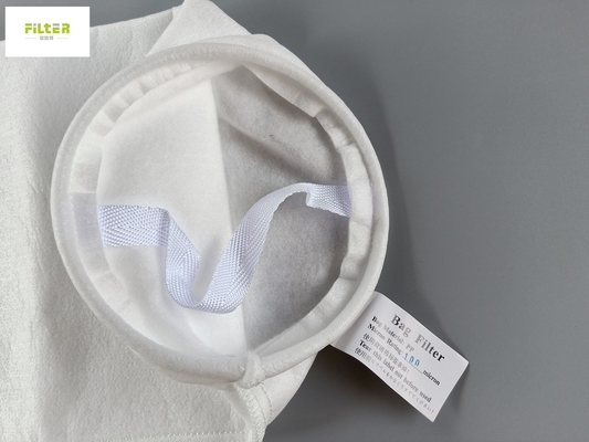 Kundenspezifische 100 flüssige Filtertaschen des Mikrometer-pp. mit Nähgarn-Unterseite