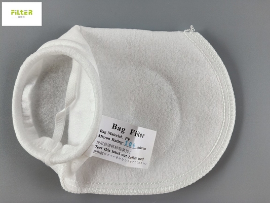 100 flüssige Filtertüte des Mikrometer-pp. mit Stahlring SS304