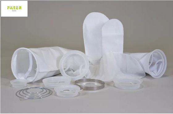 100 Mikrometer pp. Mesh Liquid Water Filtration Bag mit Stahlring
